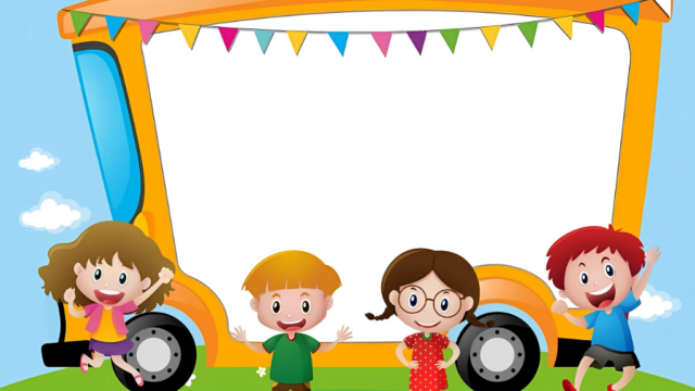 background-template-with-school-kids-vector-Artguru
