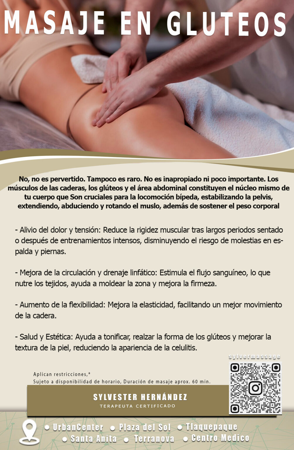 masaje de gluteos